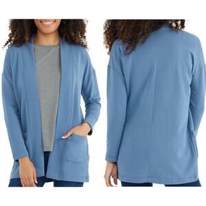 FREE FLY Bamboo Thermal Fleece Cardigan Womens Size Small Comfort Outdoor Cozy
